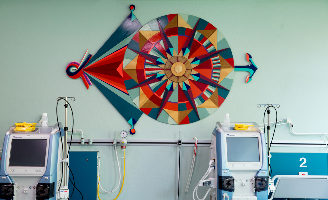 Godt sygehusbyggeri - Kunsten finder plads de hospitaler